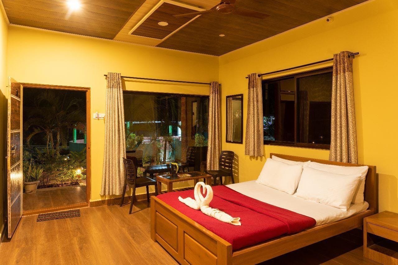 Couple room with a double bed